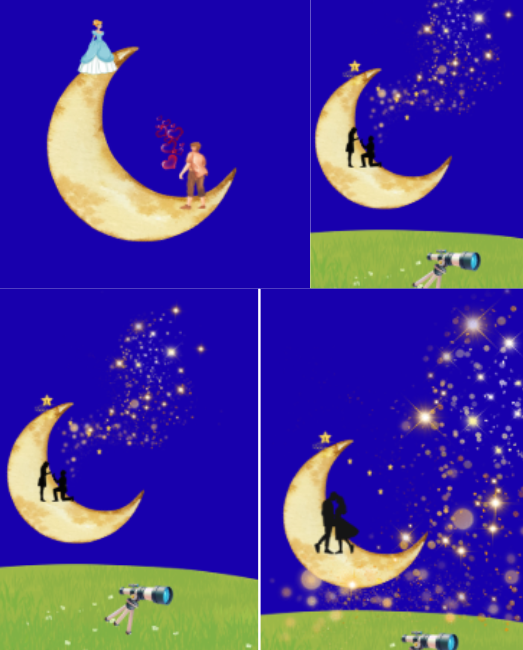 Imagem da história 'A jovem da lua'